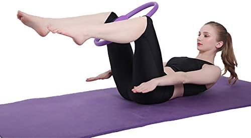AOLİWEN Pilates Halkası yoga halkası - 2 in 1 Spor Daire Halka Eğitim yoga halkası Tam Vücut Tonlama Egzersiz Germe-Ev Egzersiz