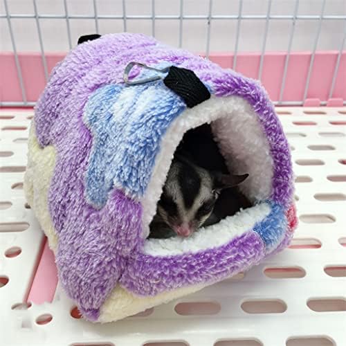 GUTİAN Küçük evcil hayvan kafesi Mini Hamster Yenidoğan Hamak Tavşan Küçük Hayvanlar Sıcak ve Rahat Ev