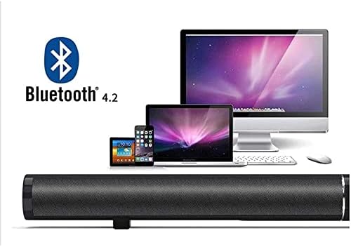 TTYUNDİNG Bluetooth Hoparlör, Surround Ses Sistemli Bluetooth Ses TV Hoparlörü, 4.2 TWS Eşleştirme Taşınabilir Kablosuz Hoparlör