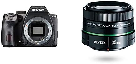 Pentax K-70 Hava Sızdırmaz DSLR Fotoğraf Makinesi, Sadece Gövde (Siyah) w/Pentax DA 35mm f/2.4 AL Lens Pentax Dijital SLR Fotoğraf