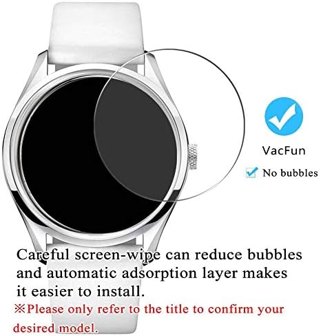 [3 Paket] Synvy Temperli Cam Ekran Koruyucu, SWAROVSKİ 5416006 9H Film Smartwatch Akıllı Saat Koruyucuları ile Uyumlu
