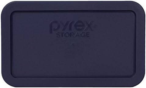 Pyrex Bundle - 2 Öğeler: 7214-PC 4.8-Fincan Koyu Mavi Plastik Gıda Saklama Kapakları