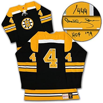 Bobby Orr Boston Bruins İmzalı ve Yazılı Mitchell & Ness Forması / 444-İmzalı NHL Formaları