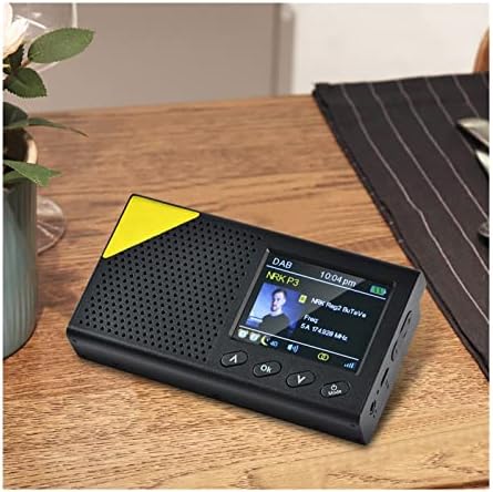 YDHWY Portable-5.0 Dijital Radyo DAB/DAB + ve FM Alıcı Ev Kullanarak 2.4 İnç LCD Ekran Stereo Çıkış (Renk : Bir, Boyutu: Bir