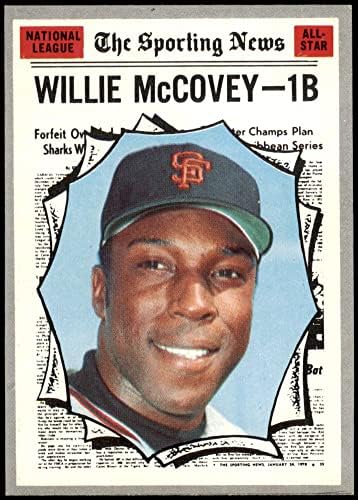 1970 Topps 450 All-Star Willie McCovey San Francisco Giants (Beyzbol Kartı) NM Giants