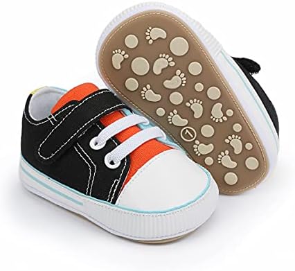 LAFEGEN Bebek Erkek Kız Ayakkabı Yumuşak Deri Kaymaz 2 Sapanlar Bebek Yürüyor Sneaker Ilk Yürüteç Beşik Tenis Ayakkabıları 3-18
