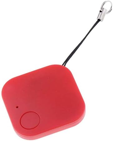 Baoblaze Pet Köpek Çocuk Alarm GPS Bulucu Mini Kare Bluetooth Anahtar Bulucu
