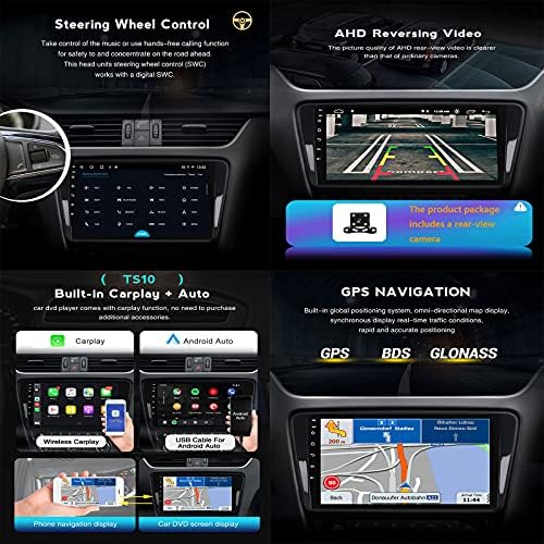 WXFN Mitsubishi Outlander 2012-2018 ıçin Çift Din 9 Inç Araba Stereo / Bluetooth Dokunmatik Ekran MP5 Çalar FM Radyo ın-Dash