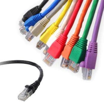 CAT6 Snagless Yama Kablosu UTP Ağ Ethernet Kablosu-10 FT ( Sarı) - 10 Paket