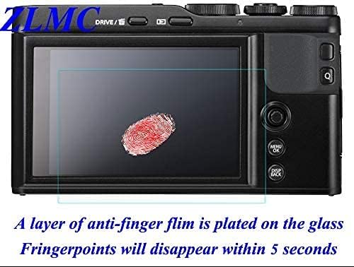 Ekran Koruyucu için A6100(3 Packs), ZLMC 0.3 mm 9 H Sertlik Temperli Cam LCD Koruyucu ile uyumlu Sony Alpha a6600 A6400 A6300