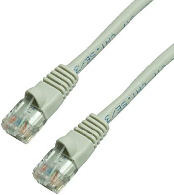 CAT6 RJ45, 550MHz, UTP Ethernet Ağ Yama Kablosu Snagless / Kalıplı Kabarcık Önyükleme / 3FT / GRİ