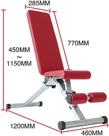 Ağırlık Tezgah, Ayarlanabilir Ev Katlanabilir Dambıl Bench Press Düz Sit-up Eğitim Sandalye Fitness Ekipmanları