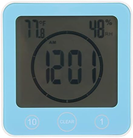 Su geçirmez Dijital Termometre Mavi ABS Dijital Sıcaklık Ölçer Açık Bahçe Sıcaklık Ölçer Kanca ile