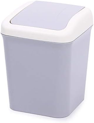 GAKİN 1 Adet Kapaklı çöp tenekesi Mini masaüstü depolama kovası çöp sepeti oturma odası masası için