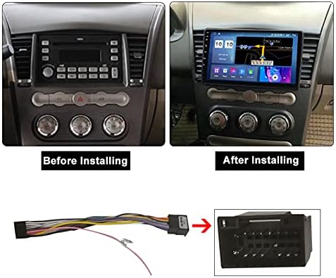 GGBLCS Çift Din Araba Stereo ile Carplay Android Oto, 9 Dokunmatik Araba Stereo için Chery A3 2008-2010, Araba Radyo ile BT ve