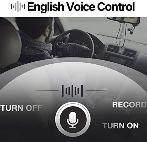 Pınzheng Dash Kamera Hd Gece Görüş Ses Kontrolü araba dvr'ı Yerçekimi Sensörü ile Tüm Gün Park Izleme App Bağlantı Çarpışma Kilit