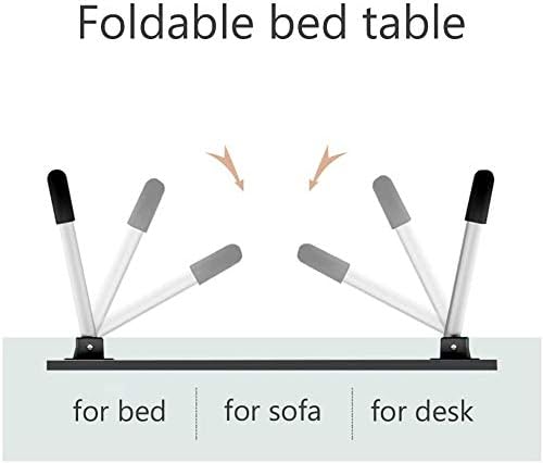 Dizüstü yatak masası, Katlanabilir Ayaklı kahvaltı Tepsisi, Taşınabilir Tur Ayakta Masası, Dizüstü Standı Okuma Tutucu Kanepe