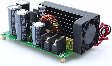 KNACRO Sayısal Kontrol Voltaj Regülatörü DC Boost Dönüştürücü Sabit Gerilim Akım Step Up Modülü Ayarlanabilir 8-60 V için 10-120