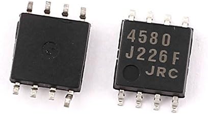Aexıt JRC4580 8-Pin Sabit Dirençler PCB Yüzey Montaj SMD SMT IC LCD Güç Direnç Çip Dizileri Çip 2 Adet