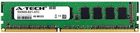 A-Tech 1 GB HP yedek malzemesi 500668-B21-DDR3 1333 MHz PC3-10600 ECC Tamponsuz UDIMM 1rx8 1.5 v-Tek sunucu belleği Ram Sopa