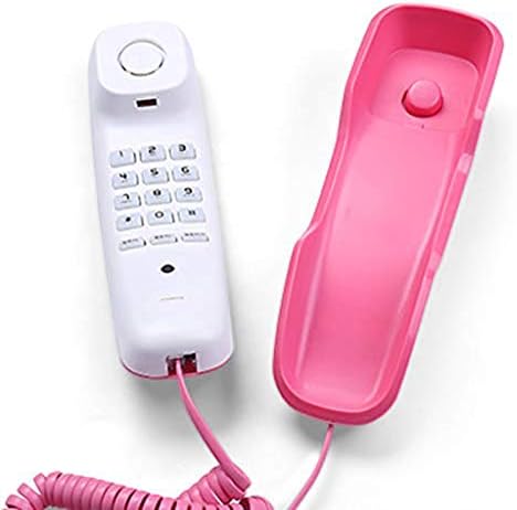 WODMB Telefon Kablolu Telefon-Sabit Telefon Duvara Monte Edilebilir Sessiz Duraklatma Zil Göstergesini Destekler Sabit Sabit