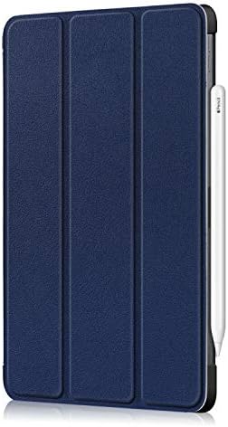 ıPad için Pro 11 (2020) Kılıf, SuperGuardZ İnce Darbeye Akıllı Folio Koruyucu Kapak Zırh w/Uyku&Wake Fonksiyonu [Mavi] + 2 Stylus