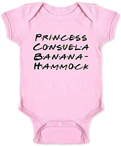 Pop Konuları Prenses Consuela Muz - Hamak Komik 90 s TV Gösterisi Bebek Erkek Bebek Kız Bodysuit