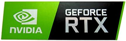 VATH Sticker NVIDIA Geforce RTX ile Uyumlu 15x46mm / 5 / 8 x 1 13/16 [1072]