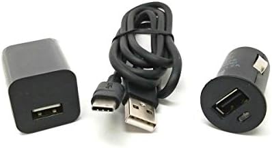 Samsung SM-T540 için ince Seyahat Araç ve Duvar Şarj Kiti Çalışır USB Tip-C Kablo içerir! (1.2A5. 5W)
