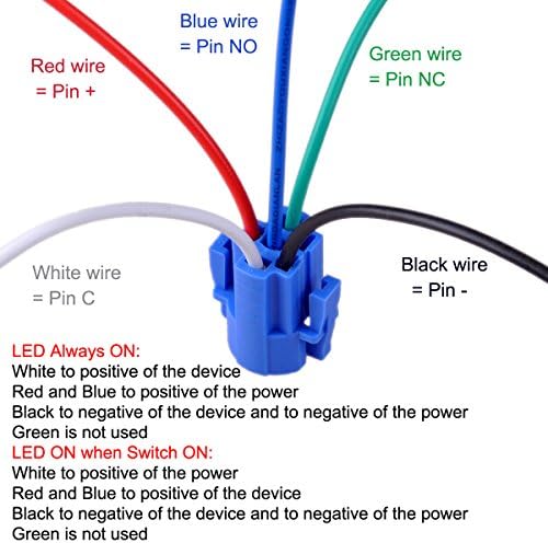 Taıen Mandallama Buton Anahtarı 16mm 5/8 Montaj Deliği Güç Sembolü 1NO1NC SPDT ON/OFF Siyah Metal Kabuk Geçiş Mavi led ışık ile