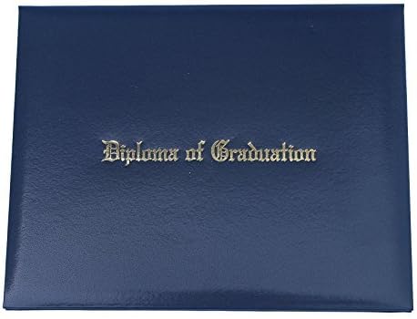 MyGradDay Pürüzsüz Diploma Kapağı Baskılı Mezuniyet Diploması Sertifika Sahibi 8 1/2 x 11