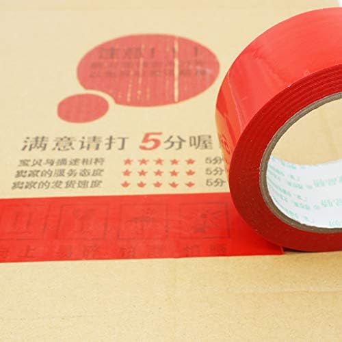 Ambalaj Bandı Kırmızı Kutu Sızdırmazlık Bandı Güçlü Yapışkan Geniş Bant 4.8 cm Uygun Fiyatlı (Renk: 5 Rulo, Boyut: 4. 8cm40m)