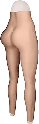 6G Crossdresser Silikon Pantolon Büyük Göt Sahte Vajina Ayak Bileği Uzunluğu Pantolon