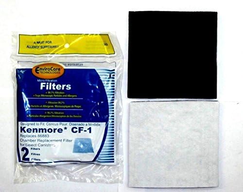 Kenmore Teneke Kutu Tip C Sears 18 Vakum Torbası ve 2 CF1 filtre
