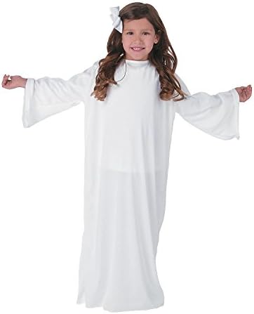 Noel için Eğlenceli Ekspres Beyaz Doğuş Elbisesi Kostümü (Çocuk Boyutu-Küçük)