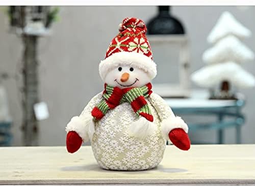 xinchun Noel Dekorasyon Kar Tanesi Serisi Bebek Kardan Adam Yaşlı Adam Geyik Noel Ağacı Alt Dekorasyon Sahne Düzenleme (Renk: