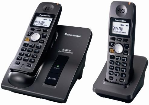 Panasonic KX - TG6022B 5.8 GHz Genişletilebilir Dijital Telsiz Telefon, 2 Telefonlu
