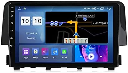 NoMİ Android 10.0 Araba Stereo 2 Din Radyo için H-onda Civic 2015-2020 GPS Navigasyon 9in Dokunmatik MP5 Multimedya Oynatıcı