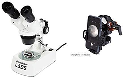 Evrensel Akıllı Telefon Adaptörü ile Celestron S10-60 Stereo Mikroskop