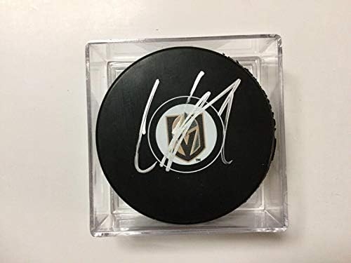 Cody Glass İmzalı İmzalı Las Vegas Altın Şövalyeleri Hokey Diski a-İmzalı NHL Diskleri