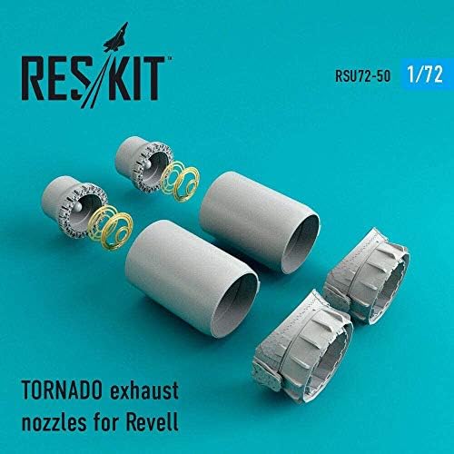 Reskit RSU72 - 0050-1/72 Tornado Egzoz memeleri Revell Ölçekli Reçine Detay kiti