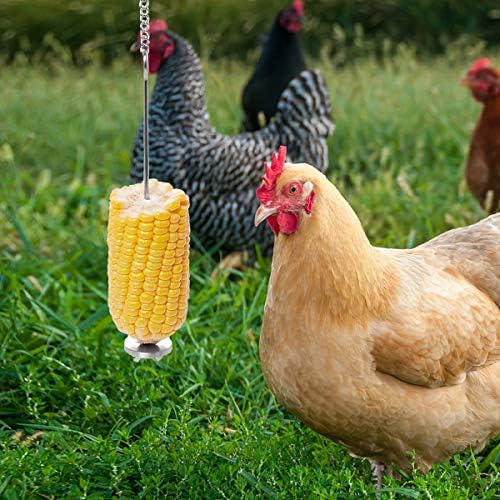 Tavuk ve Kuş için Wishine Asılı Besleyici Oyuncak Sebzeler Şiş Meyve Tutucu