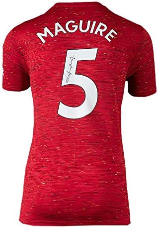 Harry Maguire İmzalı Manchester United Forması-2020-21, 5 Numara İmzalı-İmzalı Futbol Formaları