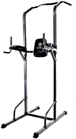 Marcy Güç Kulesi Çok Kavramalı Pull Up & Dıp İstasyonu VKR Ev Jimnastik Salonu TC-3515 SİYAH, 74 pound