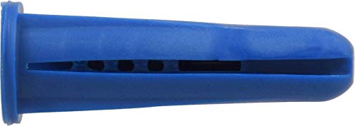 Hillman Grubu 370345 Mavi Konik Plastik Çapa, 14-16 X 1-3 / 8 İnç, 50'li Paket