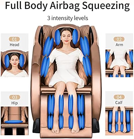 Lzour Masaj Koltuğu, Sıfır Yerçekimi Masaj koltukları Tam Vücut ve Recliner, Hava yastıkları ve ayak silindirleri ile Sıfır Yerçekimi