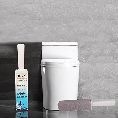 Tuvalet Temizliği için Pomza Taşı, Kulplu ve Tutuculu Pomza Taşı Fırçası (2 Paket) - Klozet Temizleyici Leke Çıkarıcı Tuvalet