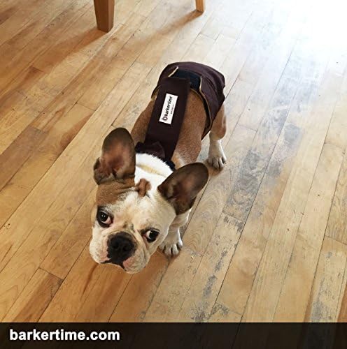 Barkertime Premium Su Geçirmez Köpek Bezi Genel - Made in USA - Çikolata Kahverengi Kaçış Geçirmez Premium Su Geçirmez Köpek