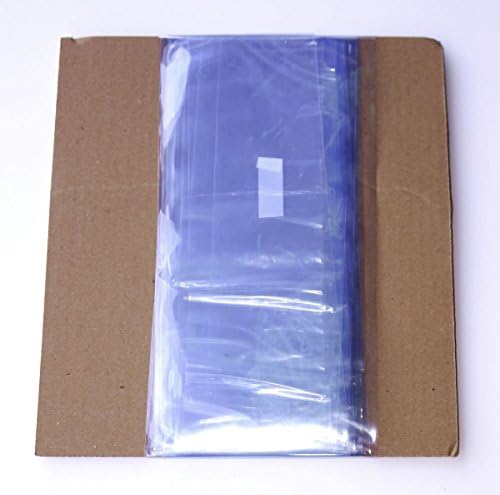 Şeffaf Shrink Wrap Torba Boru-Düz Boru PVC-Düşük ısı Shrink Film-100 Ft, 100 Gauge (5 inç Genişliğinde)