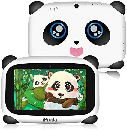ıProda Çocuklar Tablet, 7 inç HD Ekran Android 9.0, Panda Toddler Tablet ile 2 GB RAM ve 16 GB ROM, eğitici Oyunlar, Ebeveyn